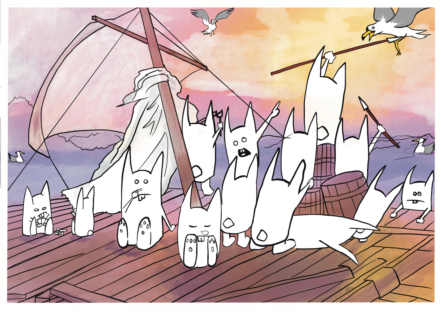 Affiche “le radeau” A3