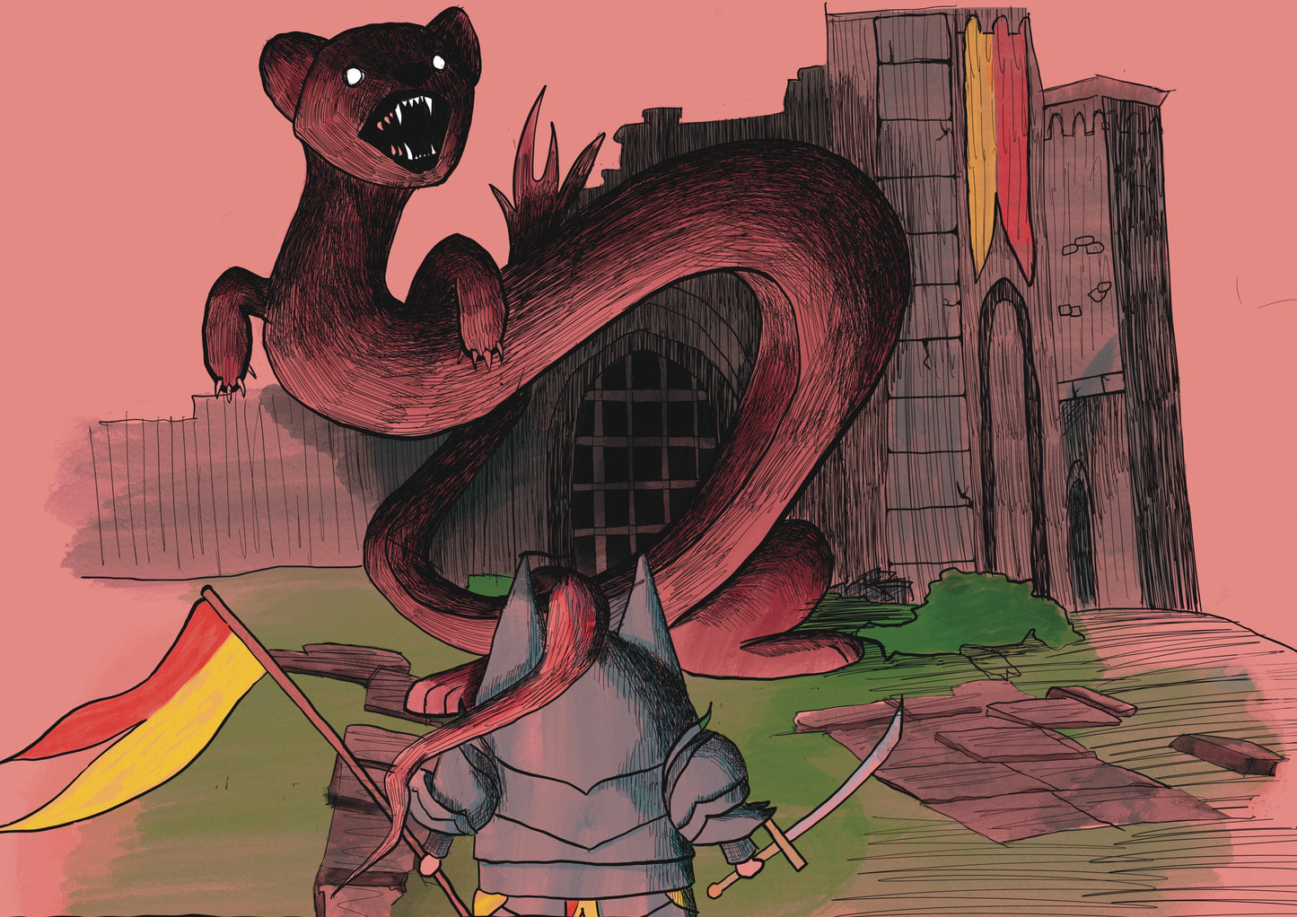 Affiche “le chevalier” A3